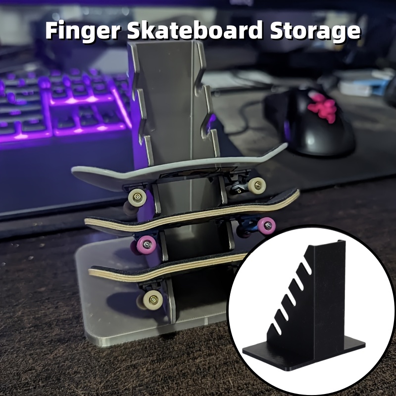 Desk Setup Shelves - 1PCS Finger Skateboard Display Stands Finger