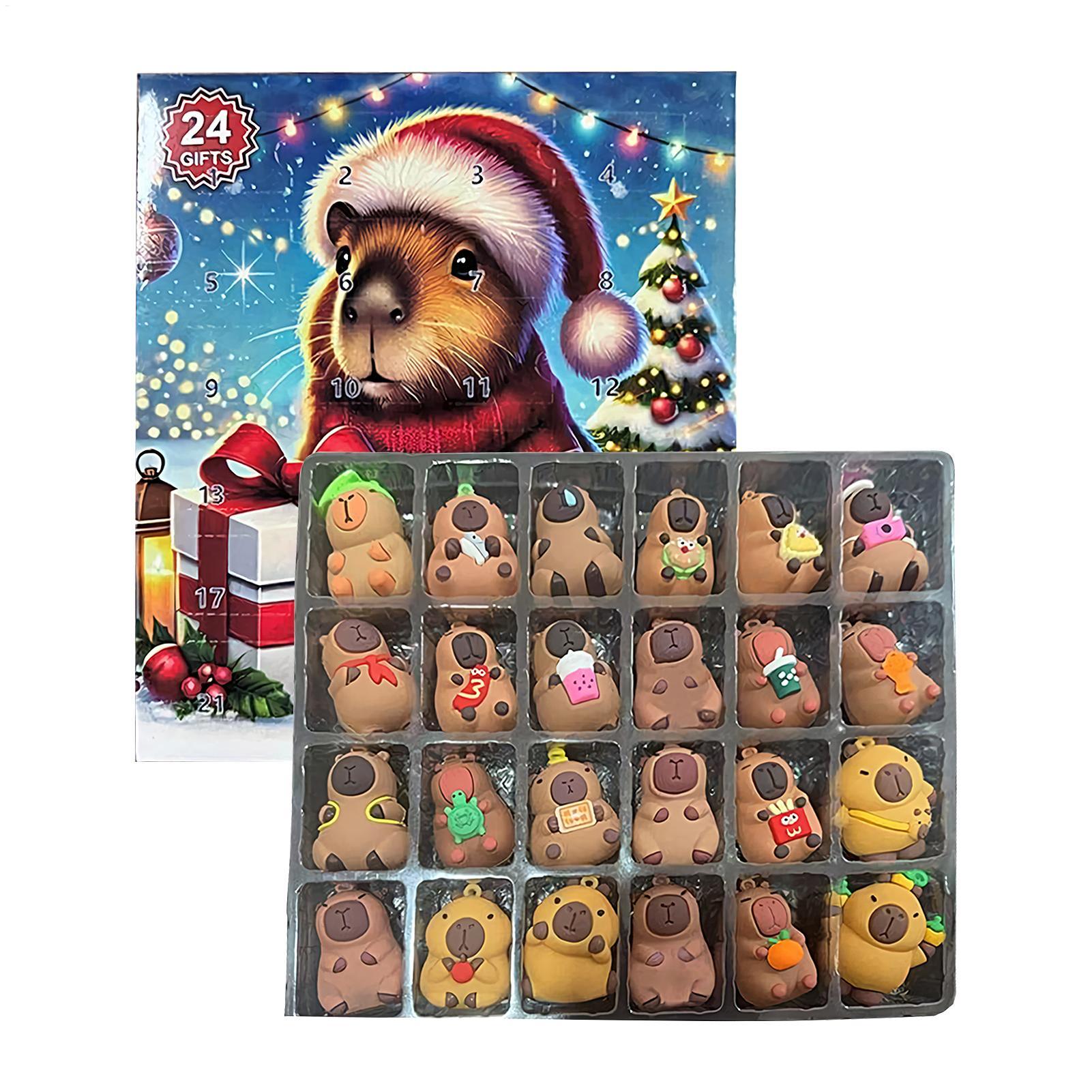 Desk Setup Shelves - New Capybara Christmas Countdown Calendar Advent
