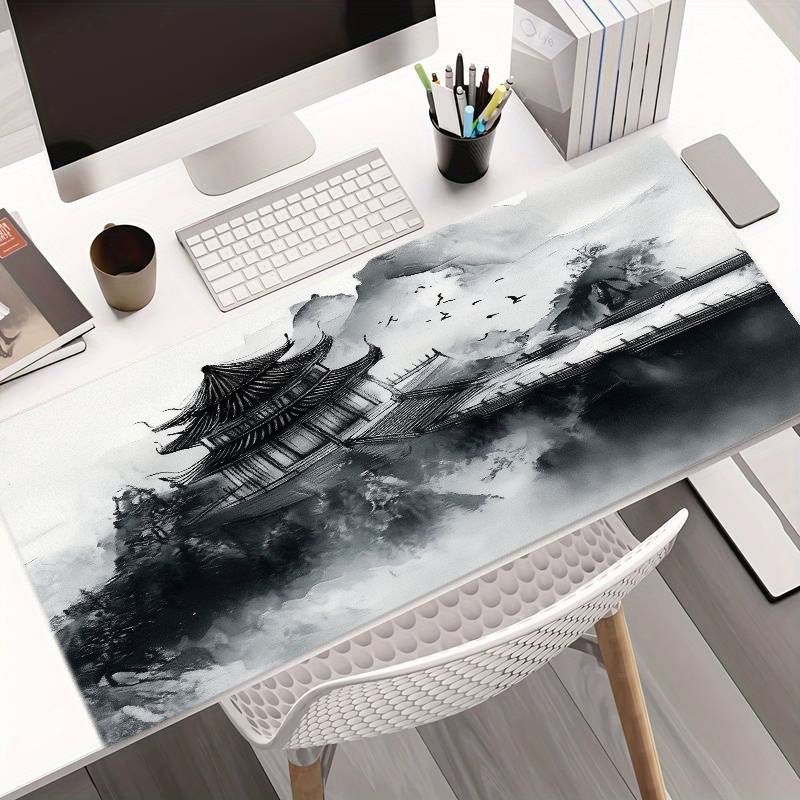 Desk Setup Ergonomics - Whimsical Iron Art Mouse Pad Cloud