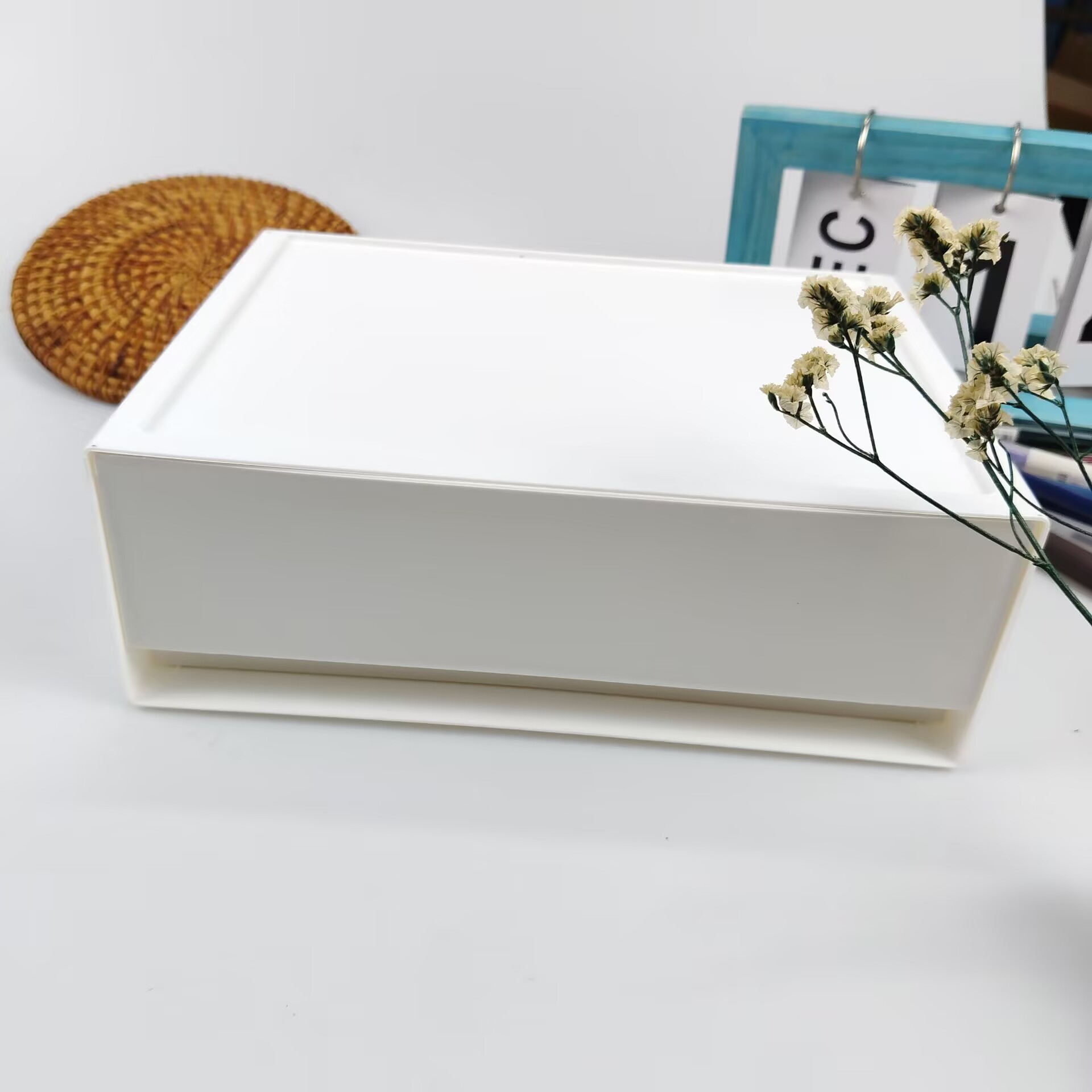Desk Setup Shelves - Desktop Storage Box, Drawer, Cosmetic Shelf,