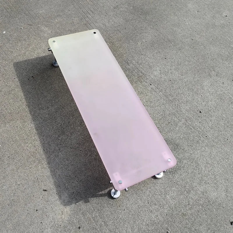 ‌Aesthetic Pink Gradient Acryl - Desk Setup Laptop And Monitor ulasan dan harga