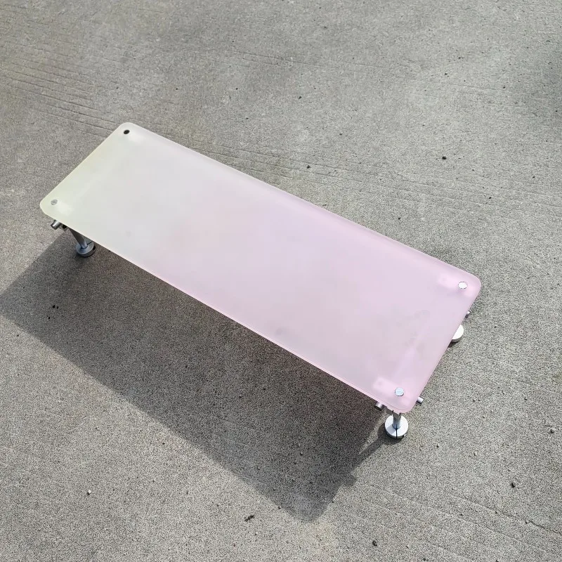 ‌Aesthetic Pink Gradient Acryl - Desk Setup Laptop And Monitor ulasan dan harga