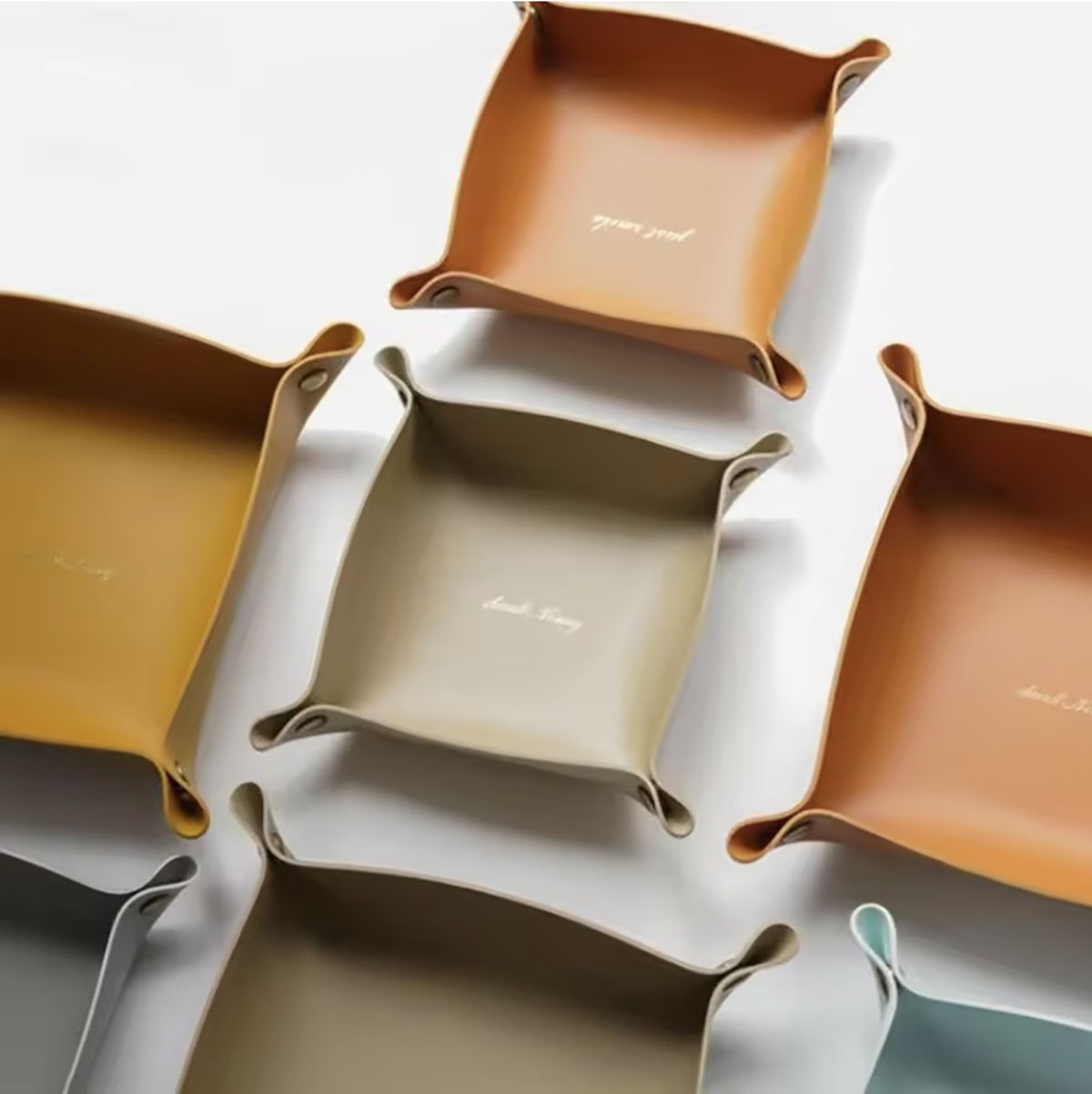 Nordic Style Leather Storage T - Desk Setup Organization ulasan dan harga