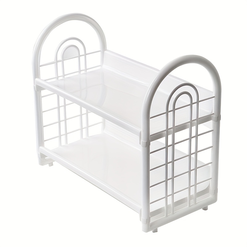 1pc Double Layer Multi-Functio - Desk Setup Shelves ulasan dan harga