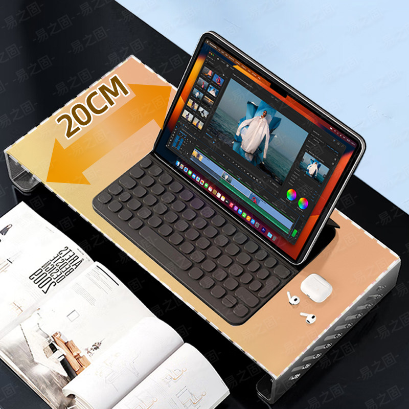 Computer Monitor Stand Riser E - Desk Setup Laptop And Monitor ulasan dan harga