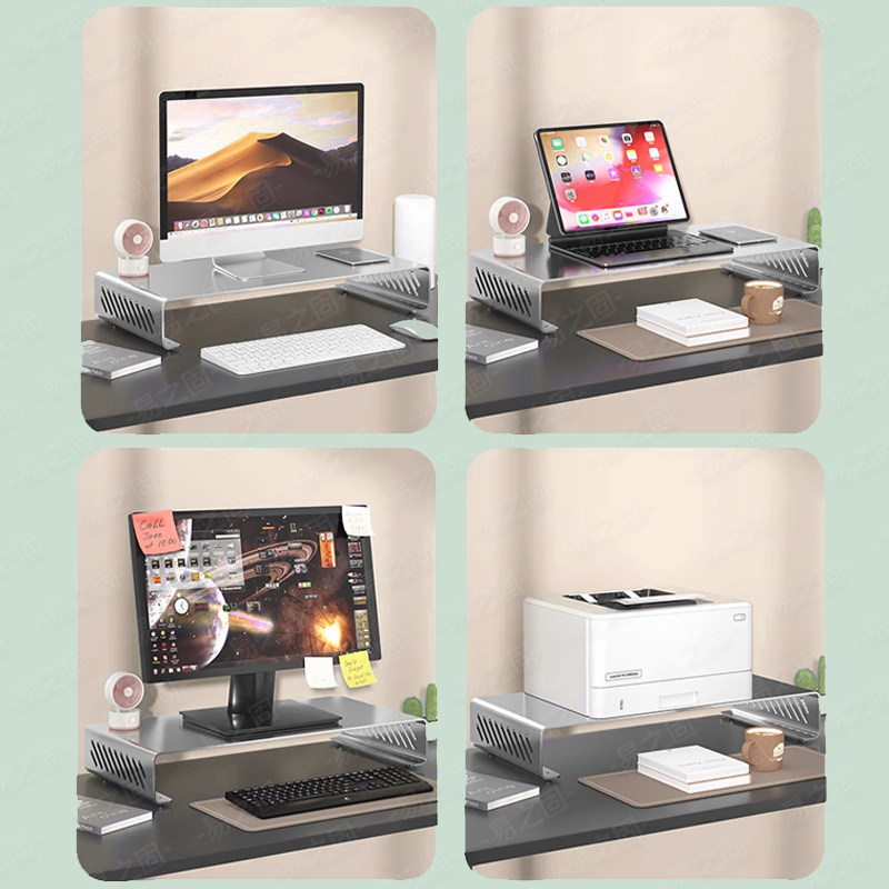 Computer Monitor Stand Riser E - Desk Setup Laptop And Monitor ulasan dan harga