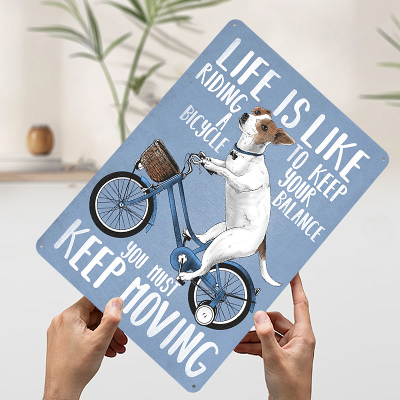 Life Is Like Riding a Bicy Met - Desk Setup Art ulasan dan harga