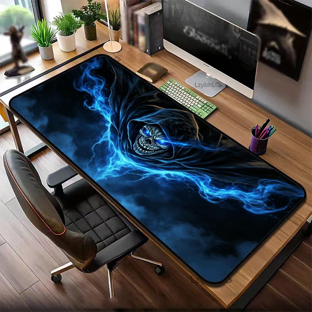 Mysterious Blue Lightning Ghos - Desk Setup Dark ulasan dan harga