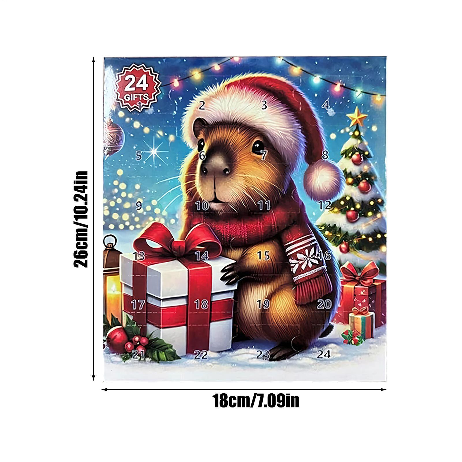 New Capybara Christmas Countdo - Desk Setup Shelves ulasan dan harga
