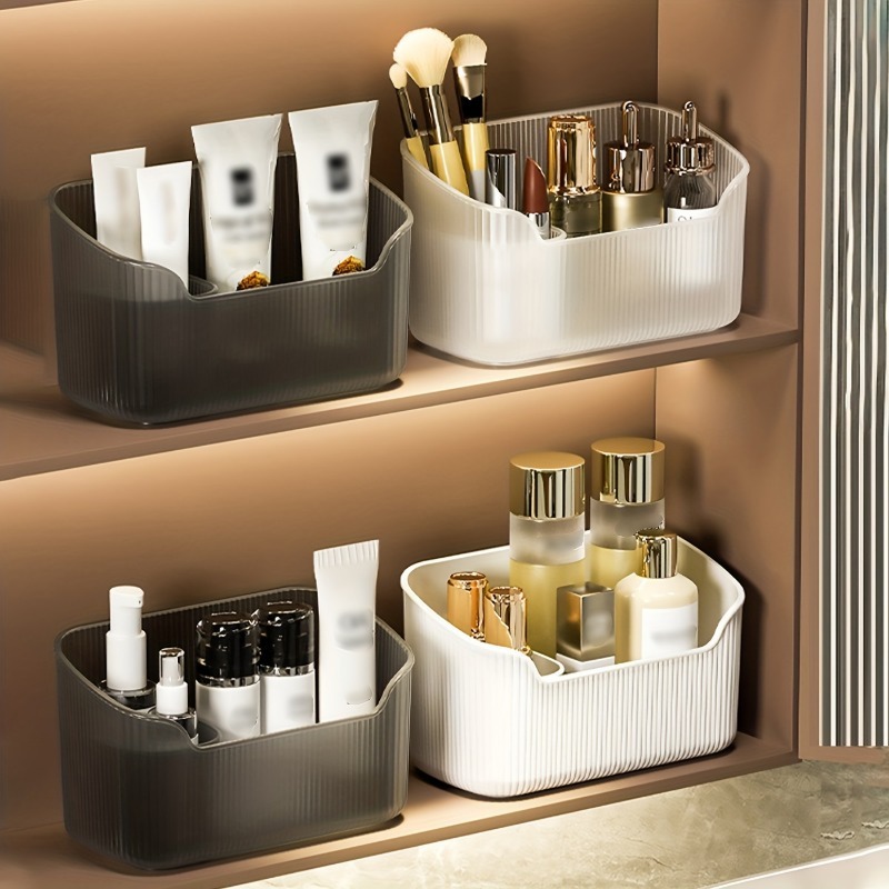 Multi-Functional Cosmetic Stor - Desk Setup Shelves ulasan dan harga