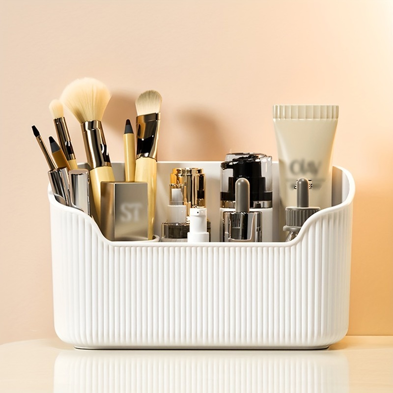 Multi-Functional Cosmetic Stor - Desk Setup Shelves ulasan dan harga