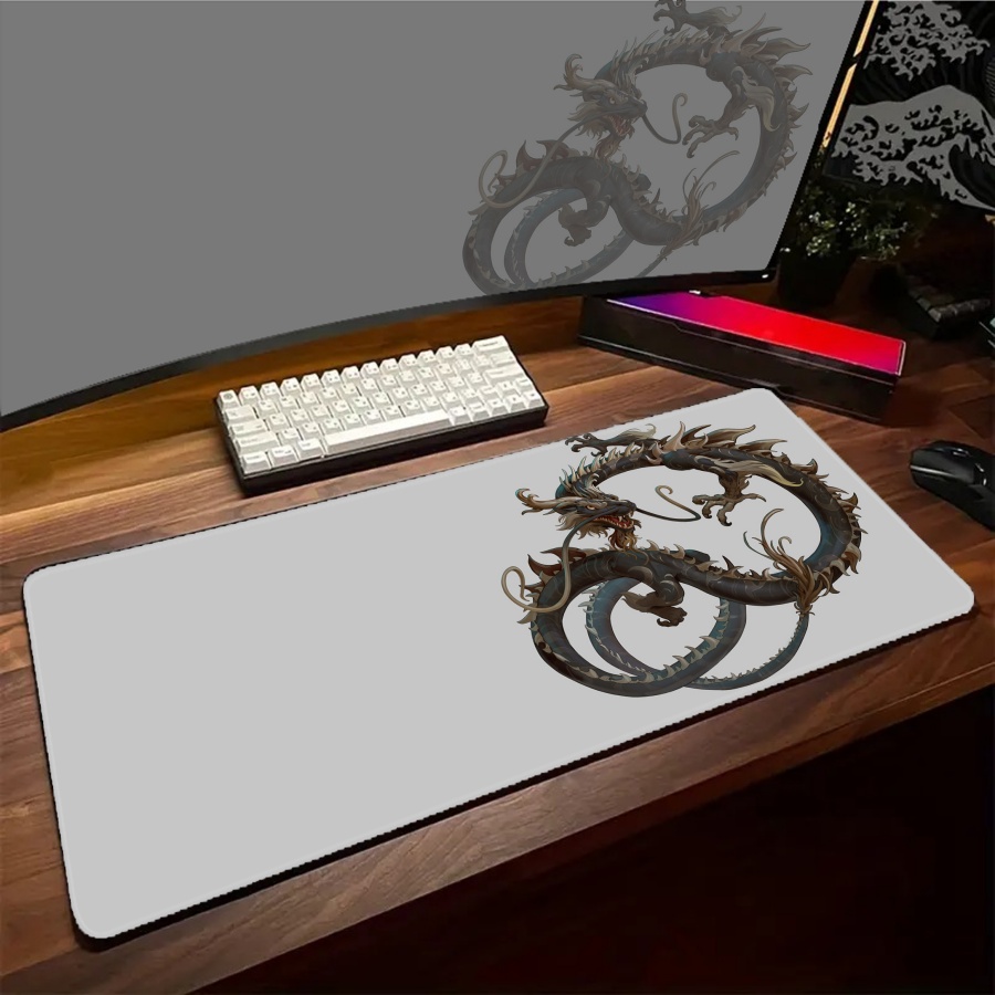Black Desk Mousepad ONI Large  - Desk Setup Art ulasan dan harga