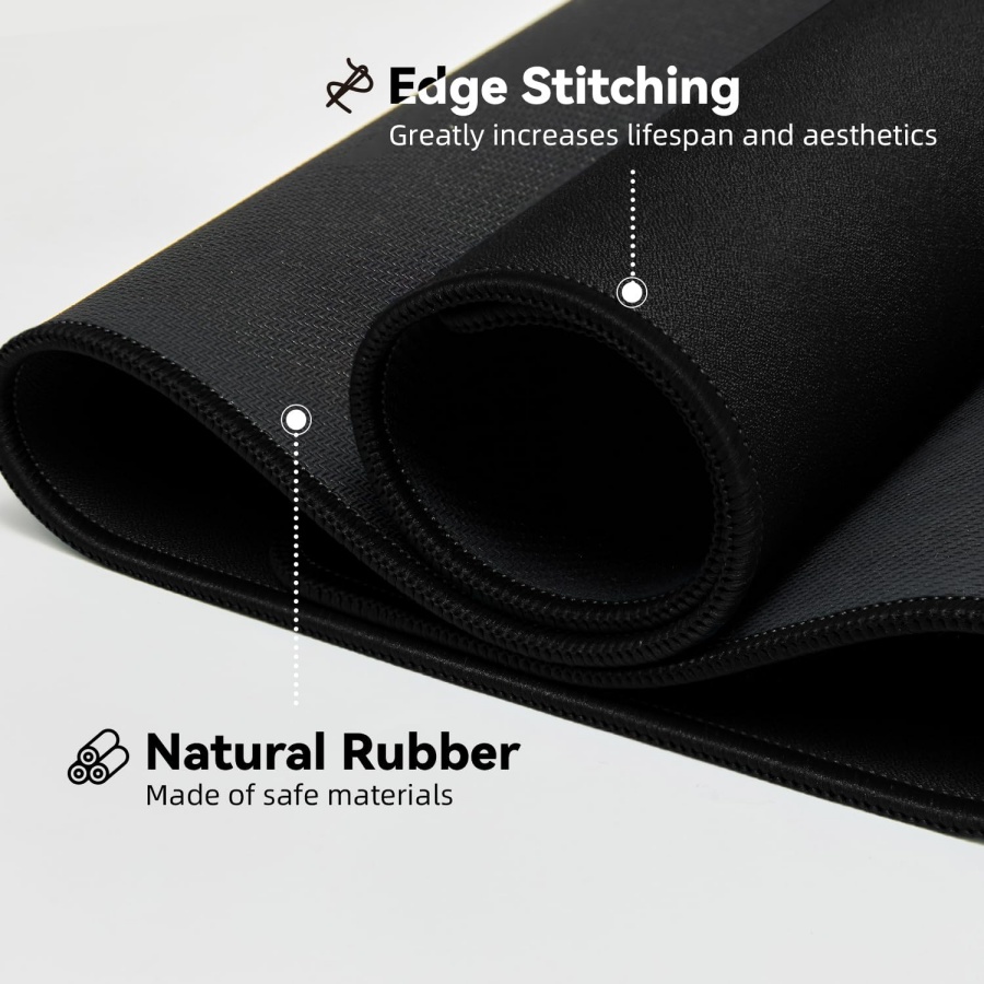 Black Desk Mousepad ONI Large  - Desk Setup Art ulasan dan harga