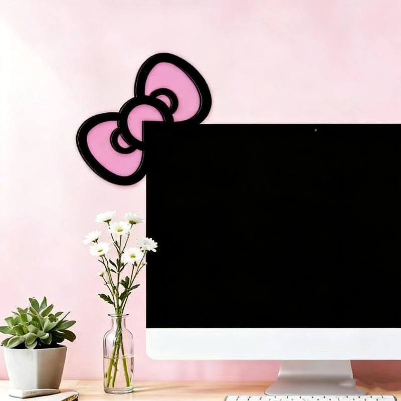 New 1/2Pcs Wooden Bowknot PC A - Desk Setup Design ulasan dan harga
