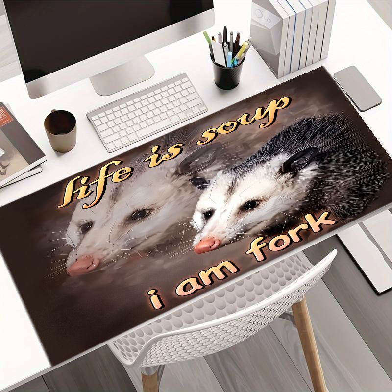 Whimsical Large Mouse Pad Flyi - Desk Setup Ergonomics ulasan dan harga