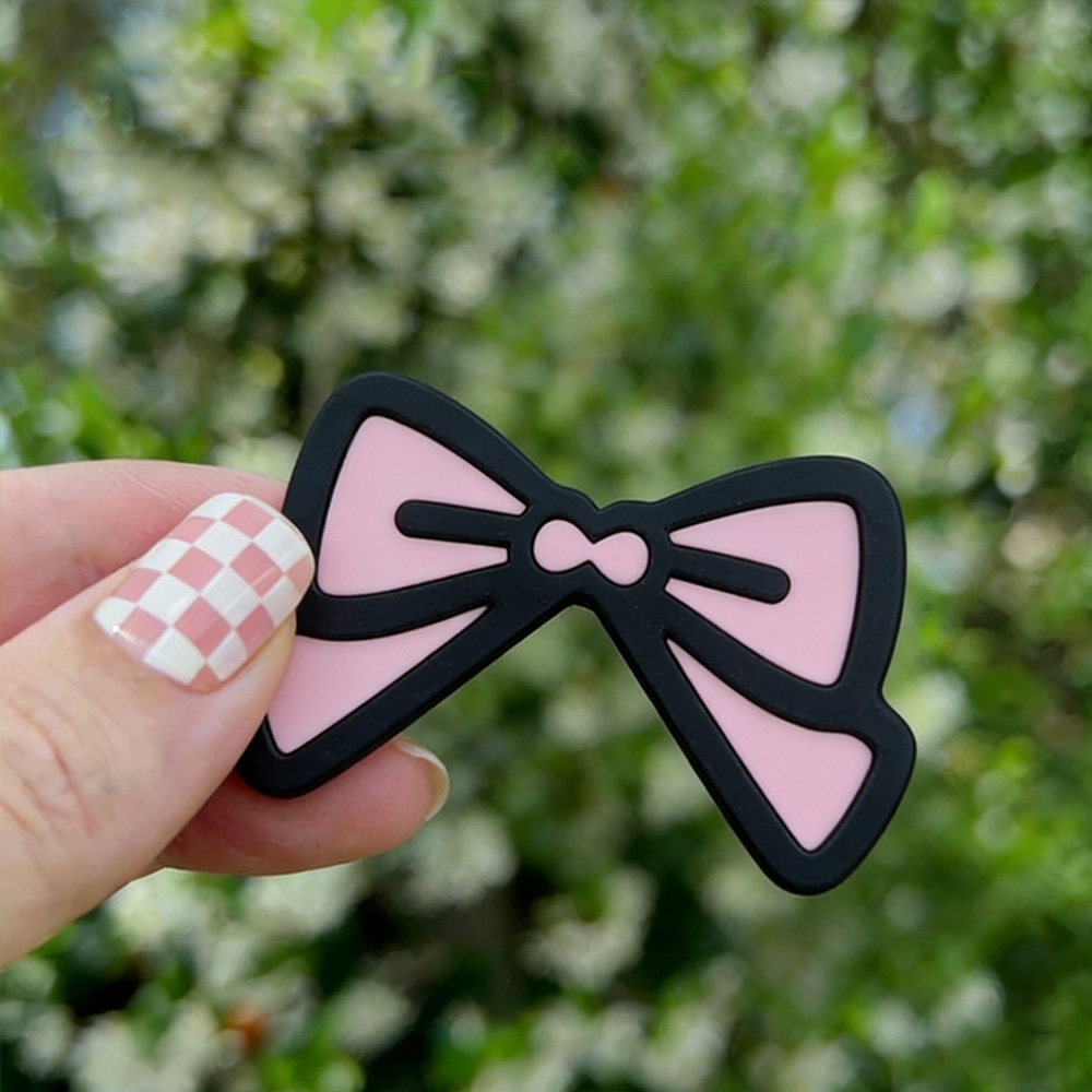 Cute Pink Bow Monitor Decor Ka - Desk Setup Laptop And Monitor ulasan dan harga