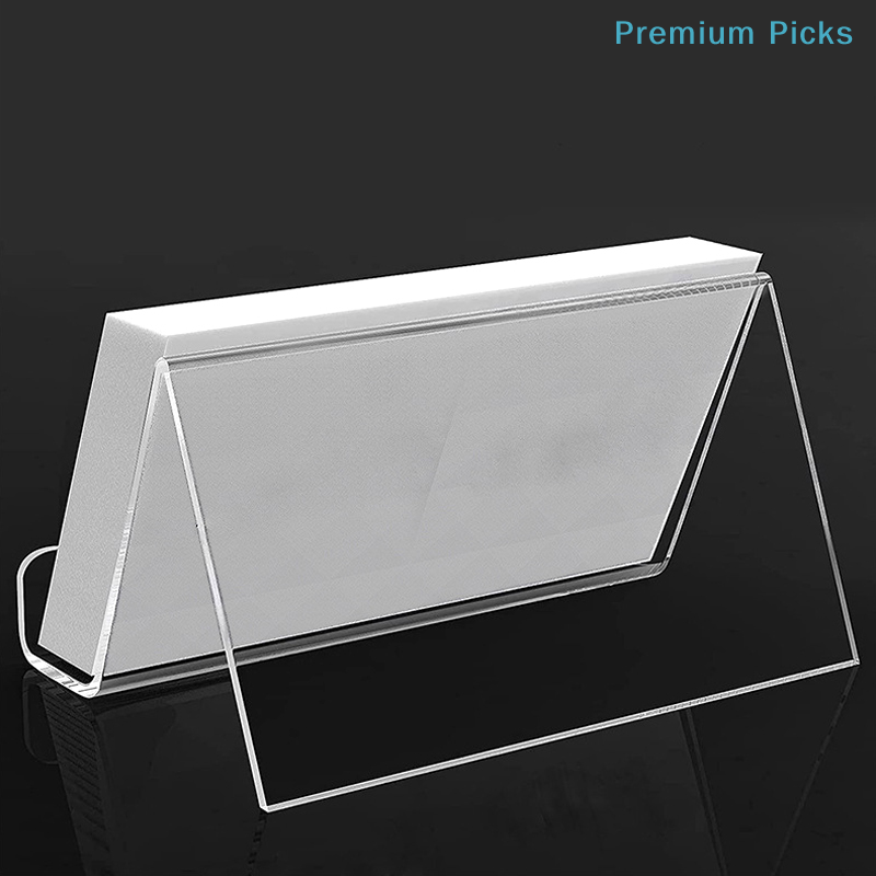 portableTransparent Acrylic De - Desk Setup Shelves ulasan dan harga