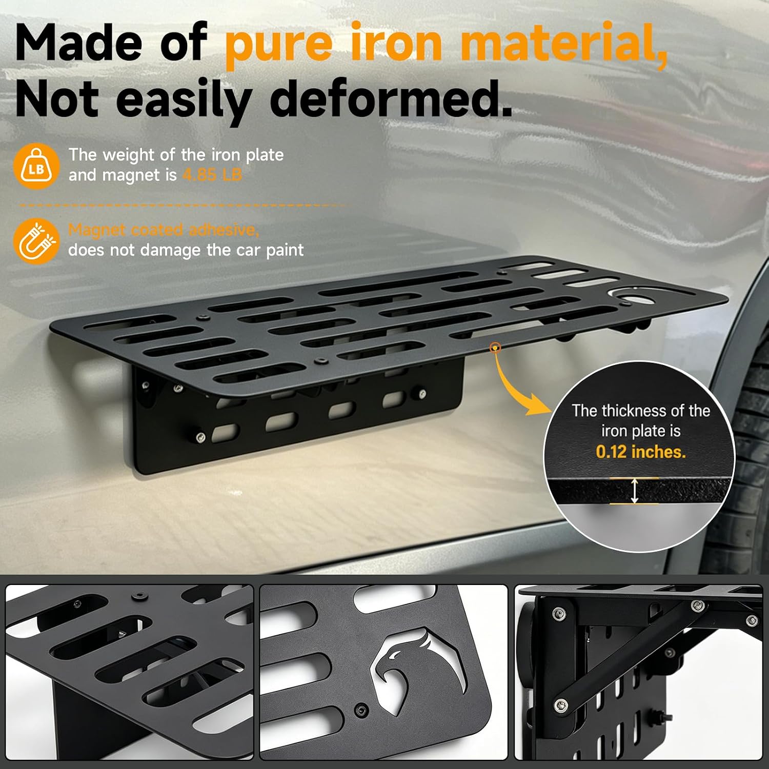 Magnetic Foldable Car Side Tab - Desk Setup Shelves ulasan dan harga
