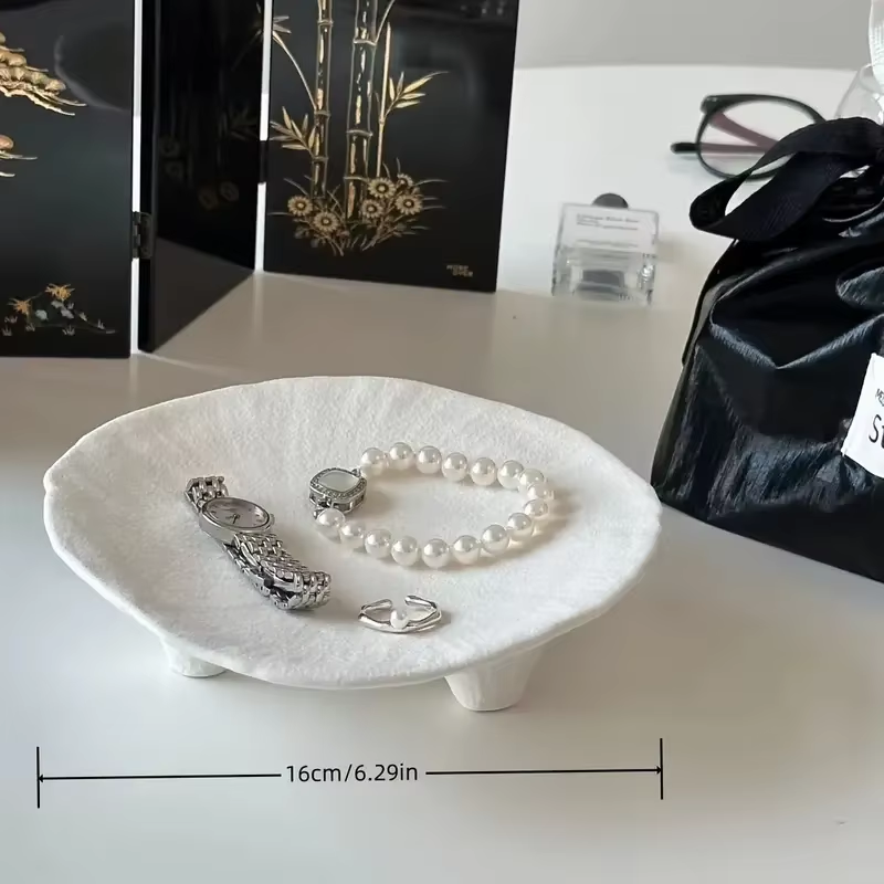 Creative Ceramic Jewelry Tray  - Desk Setup Design ulasan dan harga