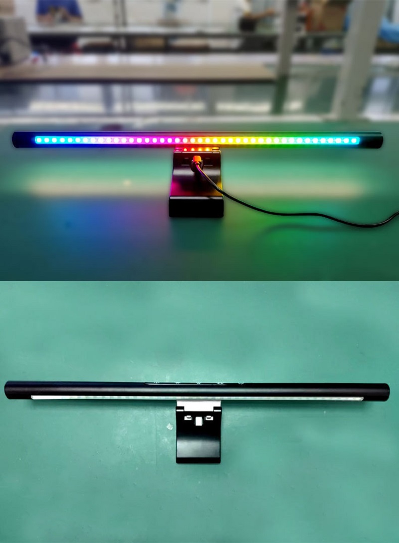 LED Monitor Hanging Desk Light - Desk Setup On Bed ulasan dan harga