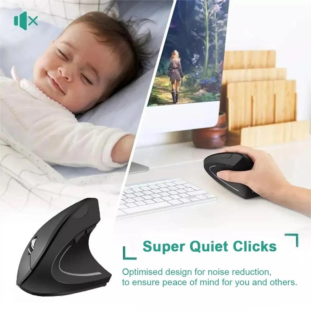Ergonomic Wireless Mouse 1600  - Desk Setup Ergonomics ulasan dan harga