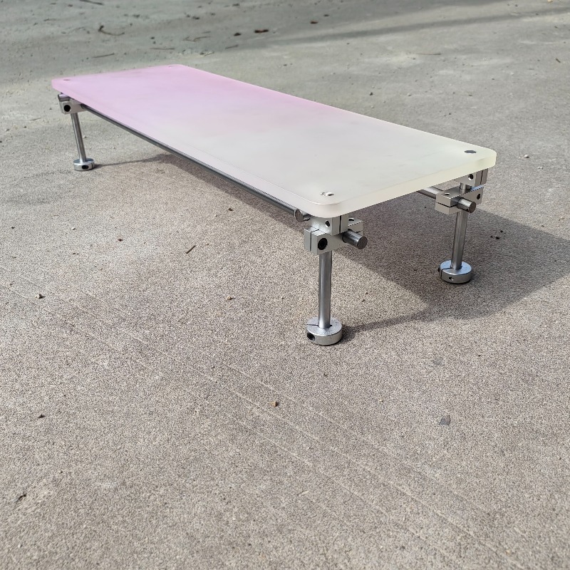 ‌Aesthetic Pink Gradient Acryl - Desk Setup Laptop And Monitor ulasan dan harga