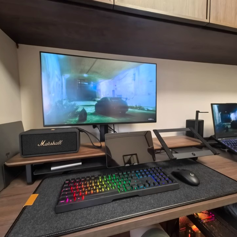 Modular Monitor Riser Stand Er - Desk Setup Laptop And Monitor ulasan dan harga