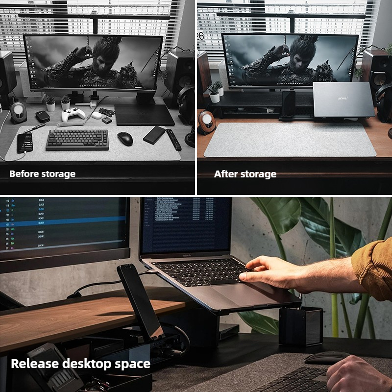 Modular Monitor Riser Stand Er - Desk Setup Laptop And Monitor ulasan dan harga
