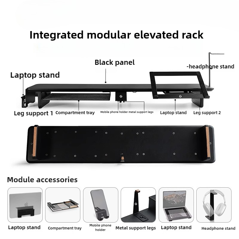 Modular Monitor Riser Stand Er - Desk Setup Laptop And Monitor ulasan dan harga