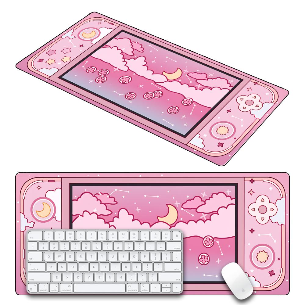 HYBXAXC Moon and Stars Large D - Desk Setup Art ulasan dan harga