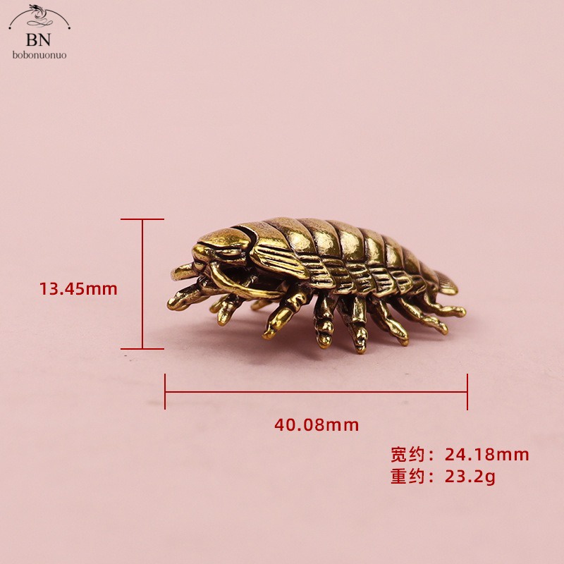 23.2g Giant Isopod Solid Brass - Desk Setup Design ulasan dan harga