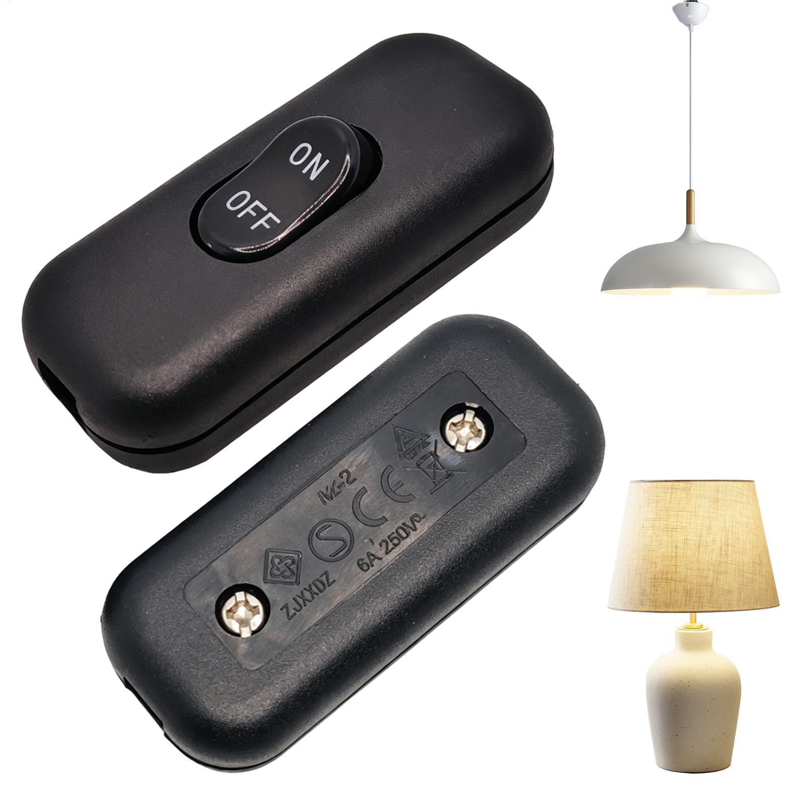 2pcs 6A 250V Inline Cord Switc - Desk Setup On Bed ulasan dan harga
