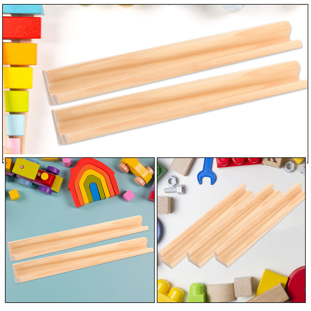 4Pcs Natural Wood Domino Holde - Desk Setup Organization ulasan dan harga