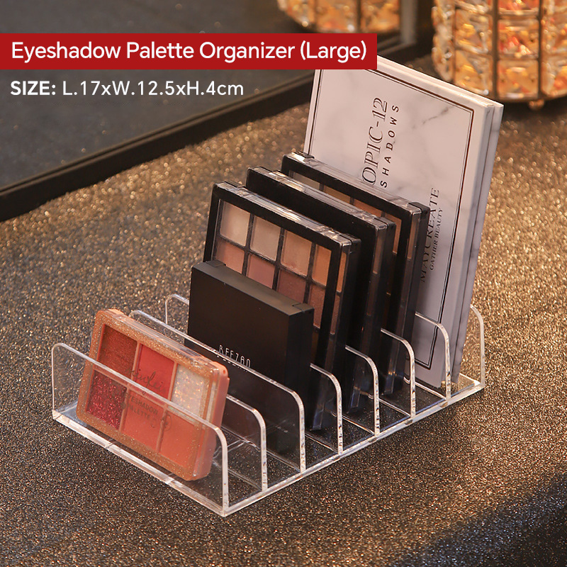 7 Grids Acrylic Table Cosmetic - Desk Setup Shelves ulasan dan harga