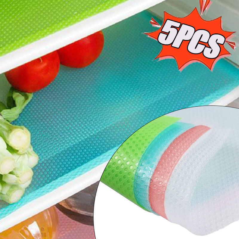 5/3/1PCS Refrigerator Mats Ref - Desk Setup Shelves ulasan dan harga