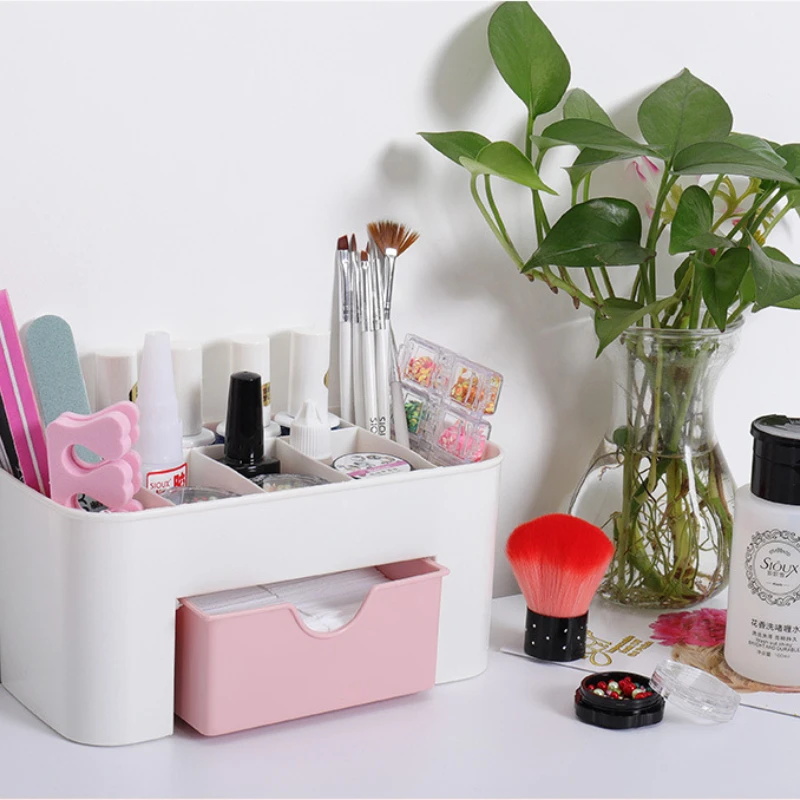 Nail Art Organizer Desktop Dra - Desk Setup Shelves ulasan dan harga