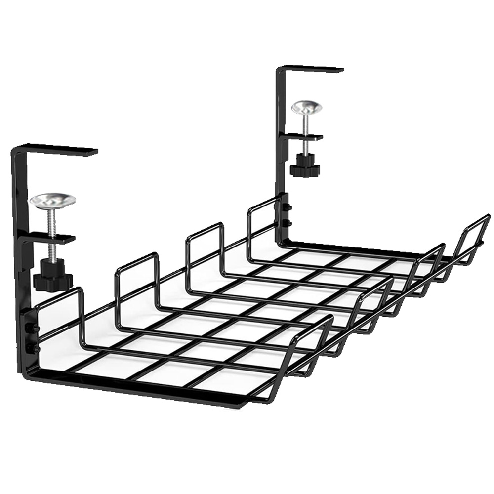 Cable Management Box Under Des - Desk Setup Shelves ulasan dan harga