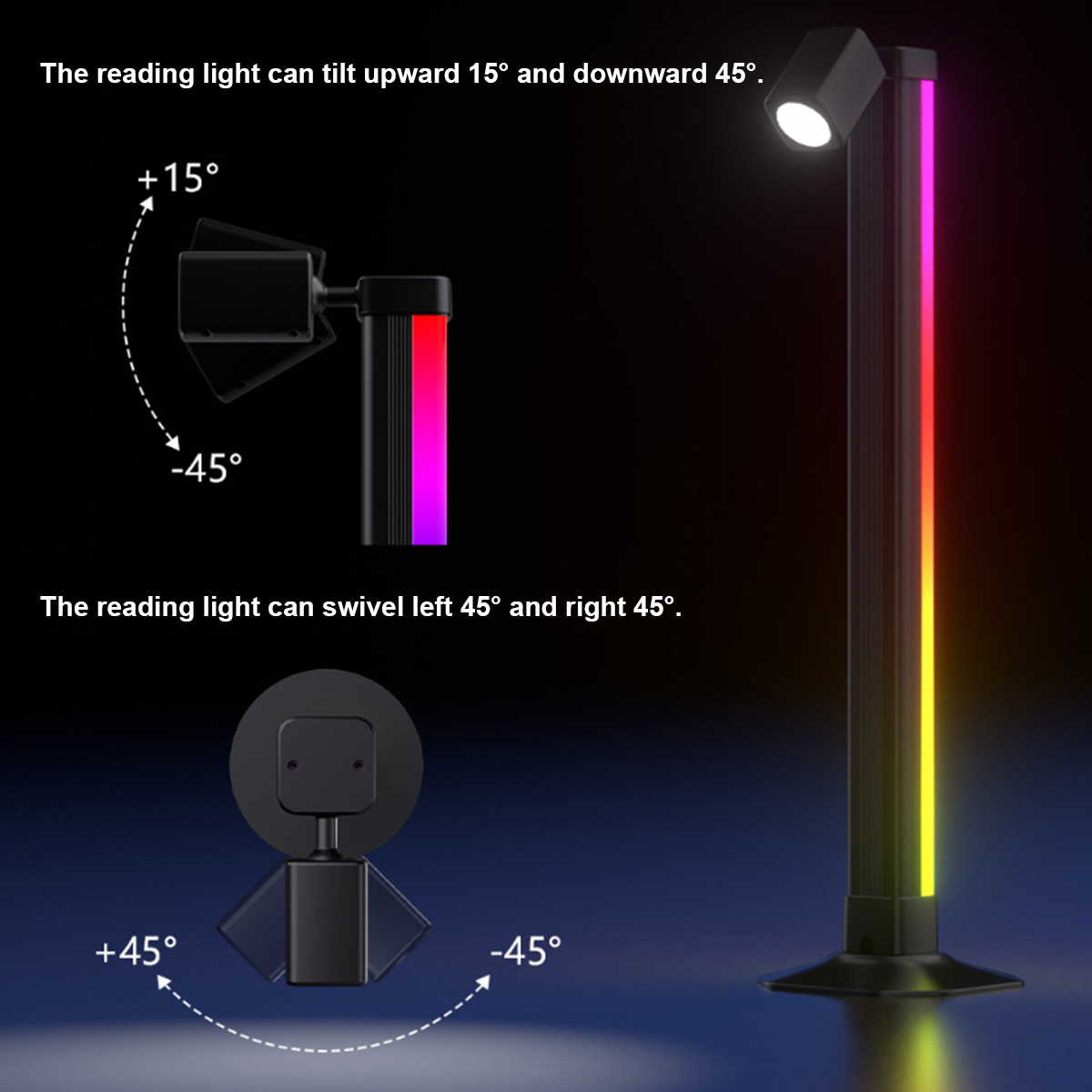 Smart Light Bar LED RGB Music  - Desk Setup Art ulasan dan harga