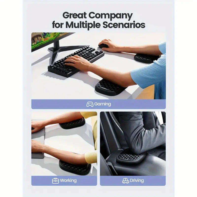 Memory Foam Ergonomic Wrist Su - Desk Setup Ergonomics ulasan dan harga