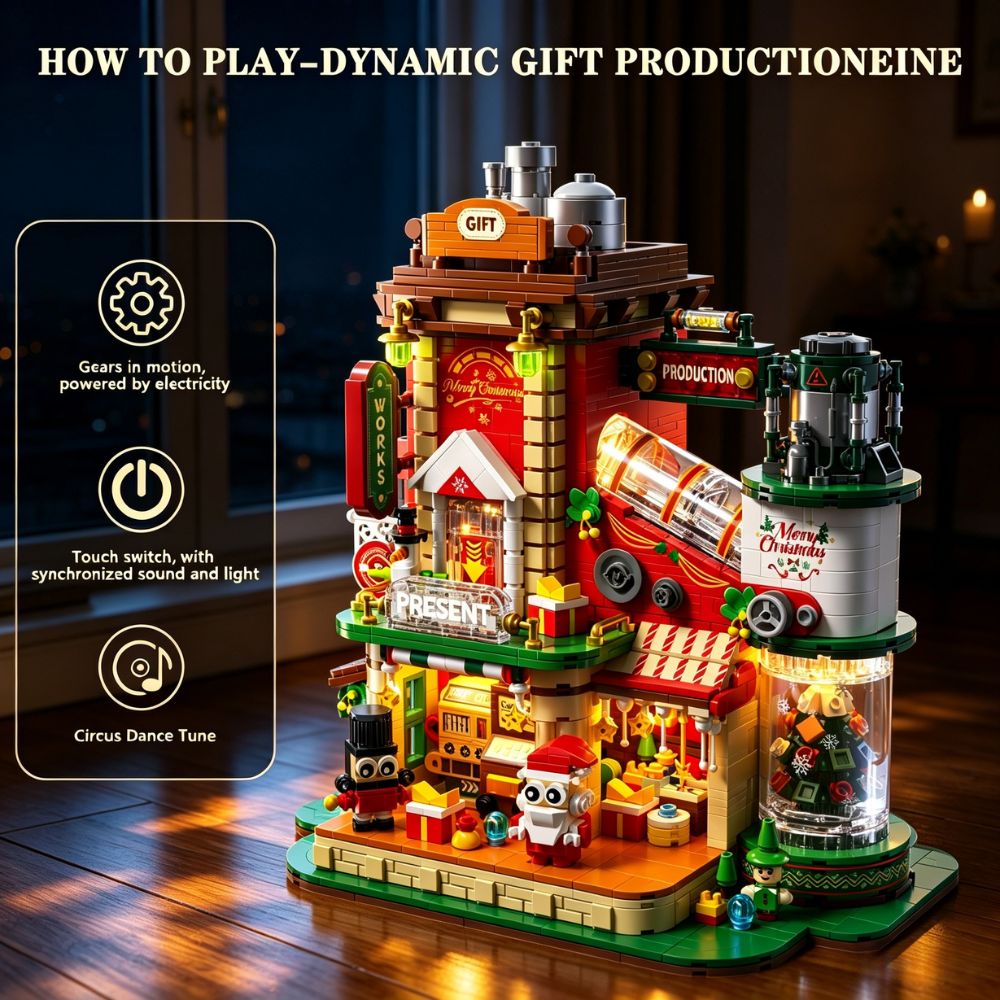 KAVOWORLD 2775PCS Christmas Gi - Desk Setup Build ulasan dan harga