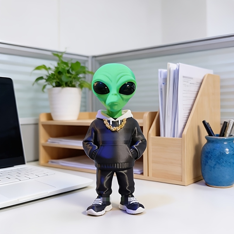 1 Piece Green Alien Figure wit - Desk Setup Design ulasan dan harga
