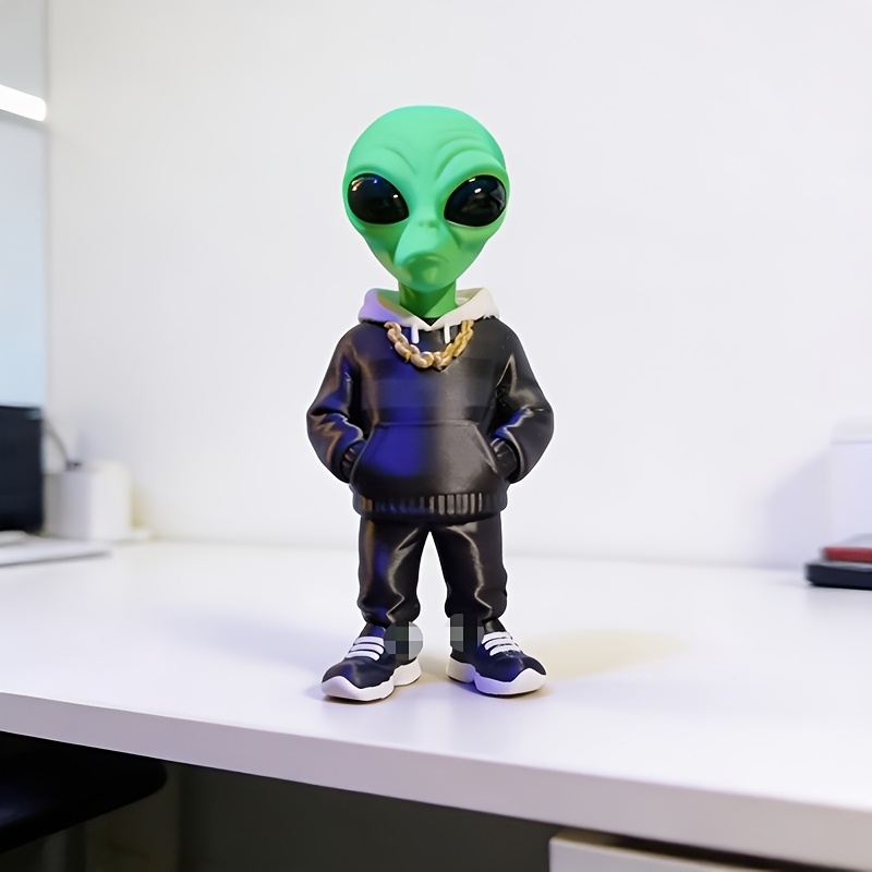 1 Piece Green Alien Figure wit - Desk Setup Design ulasan dan harga