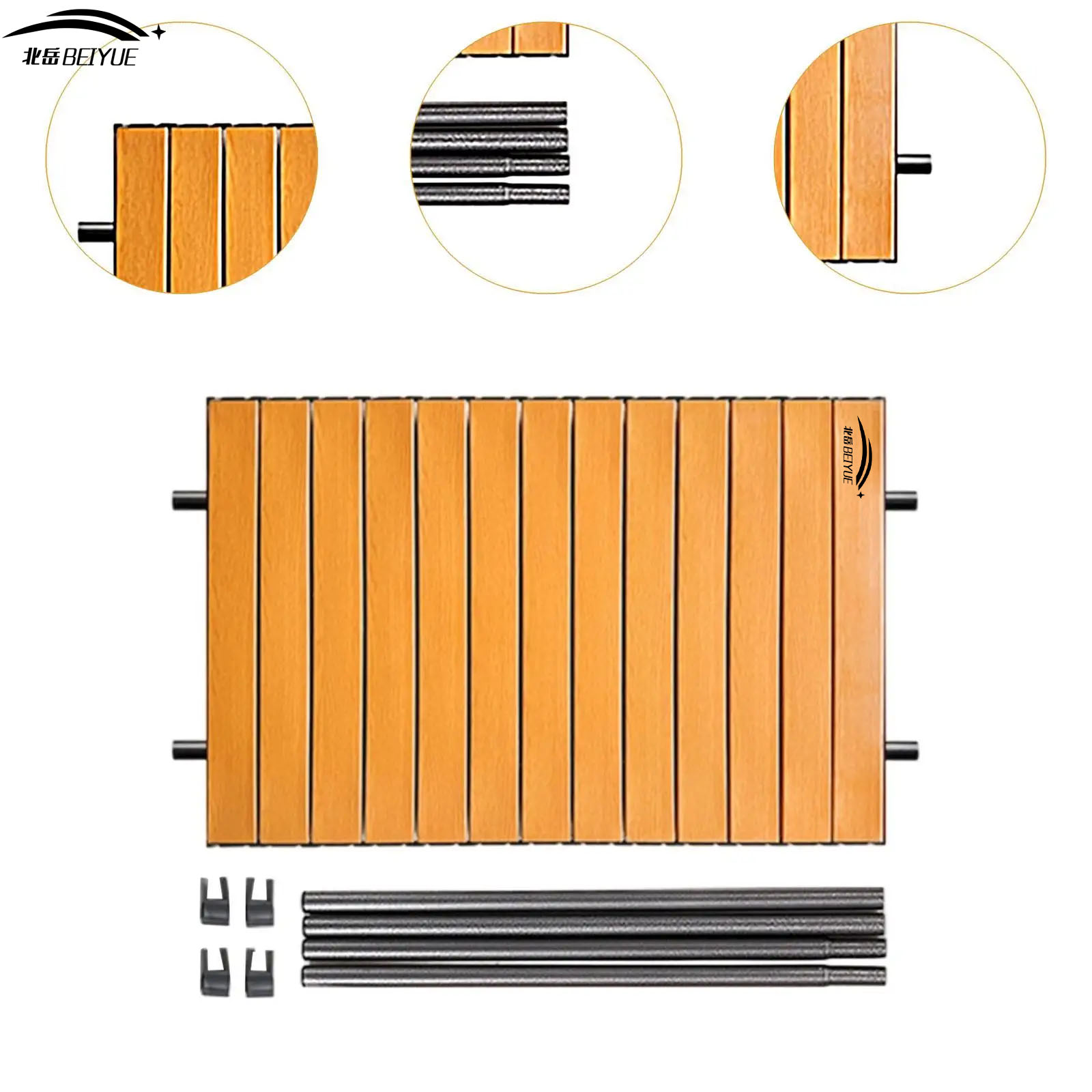 Beiyue  Camping Wagon Top Tabl - Desk Setup Design ulasan dan harga