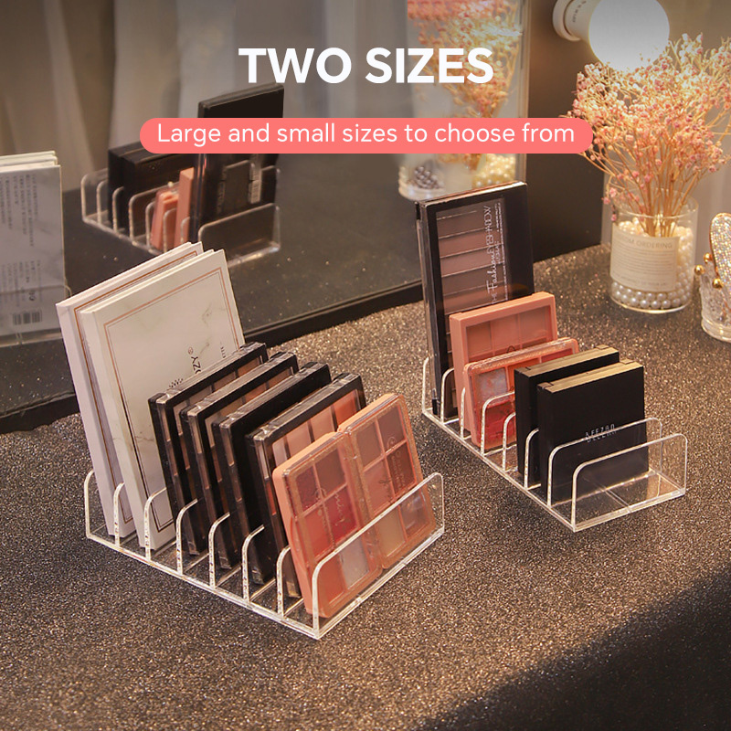 7-Compartment  Makeup Organize - Desk Setup Shelves ulasan dan harga